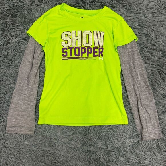 Under Armour Show Stopper Long Sleeve Shirt Size 5 - Picture 1 of 5